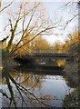 Bridge carrying the B376 across the Colne Brook