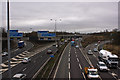 A busy Motorway junction