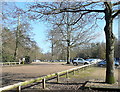 Car park at Blackpark Lake