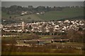 Barnstaple, the River Taw and Trinity Church