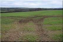 SX0673 : Arable field near Longstone by Philip Halling