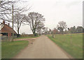 Crossroads beside Cross Farm