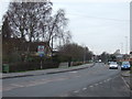 London Road (B6326) towards Newark