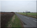 Minor road heading east towards the B6403