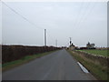 Minor road heading east towards the B6403