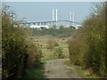 View towards the Queen Elizabeth II bridge