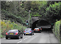 Nantwich Road goes under the canal at Middlewich