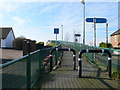 Entry to the footbridge at Higher Ferry