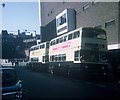 Two Buses in Birmingham City Centre