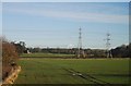 Pylons near Boathouse Spinney