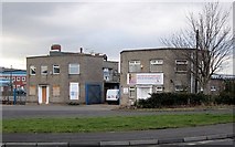NZ2262 : Concrete products business, St Omers Road, Dunston by Andrew Curtis