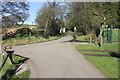 Harbour Lane at entrance of sewage works