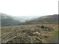 Looking towards the Rhondda Fach valley