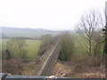 The Cotswold Line from Grintleyhill Bridge