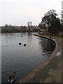 SP0381 : The Yachting Pool, Valley Parkway by Phil Champion