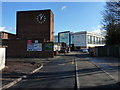 Entrance to the Wood Green Academy & school