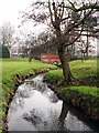 SP0481 : The Bourn, Bournville Park by Phil Champion