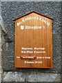 SD2871 : St Cuthbert's Church, Aldingham, Sign by Alexander P Kapp