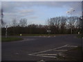 Roundabout on Ware Road, Watton-at-Stone