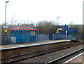 Shelter and exit ramp, Baglan railway station