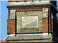 Stone on West Hill Primary School tower