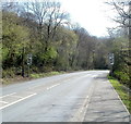 Advance warning of 30mph speed limit ahead at the edge of Ynysddu