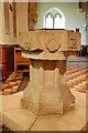 Font, St Giles church, Dallington