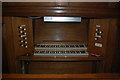 TQ6821 : Organ Console, Brightling Church by Julian P Guffogg