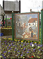 Mosaic by the clock tower