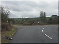 Frankley lane at the access to Frankley Reservoir