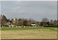 TL4055 : Barton: Sunday football on the Recreation Ground by John Sutton