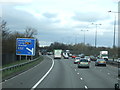 Nearing Junction 25 on the M1