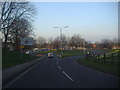 Knee Hill approaching the McLeod Road roundabout