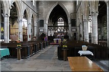 TF2340 : Interior of St Mary's church, Swineshead by J.Hannan-Briggs