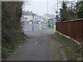 Public footpath in Sandygate