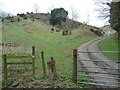 SO3073 : Path and track towards Holloway Rocks above Stowe, Shropshire by Jeremy Bolwell