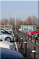 Bollards in Tesco