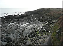 NU2517 : Cliffs and rocky shoreline by Russel Wills
