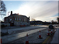 SJ8293 : Mauldeth Road West and the Southern Hotel, Hough End by Phil Champion