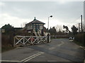 Plumpton signal box and level crossing