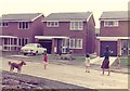 New houses, Moss Side Way, July, 1979