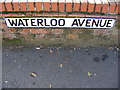 TM4462 : Waterloo Avenue sign by Geographer