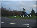 Roundabout on the A30 entering Blackwater