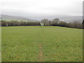 ST2484 : Field on Rhymney River Circular walk by John Light