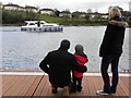 Watching the boats, Enniskillen