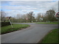 Lane and Road Junction at Bunbury Heath