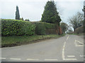 Minor road at Stoneylane crossroads