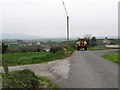 Agricultural traffic on Rock Road