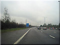 M25 anticlockwise passing Huntsmoor Park