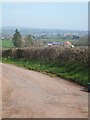 Middle Curham Farm and its access road